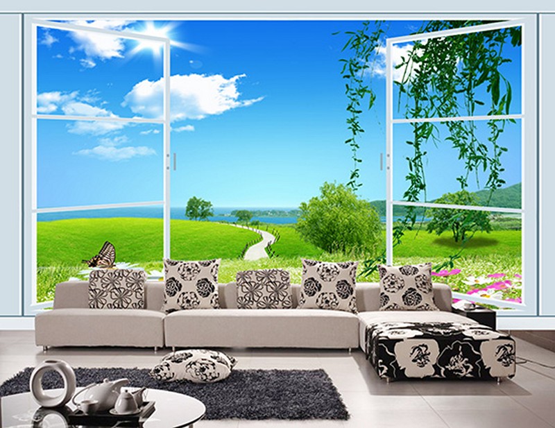 Tranh 3D cửa sổ đẹp - Mã: FJ0046-1-copy Tranh 3D cửa sổ đẹp - Mã: FJ0046-1-copy