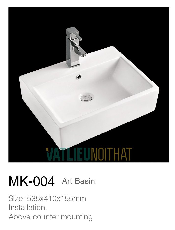 Chậu rửa lavabo đặt bàn MK004