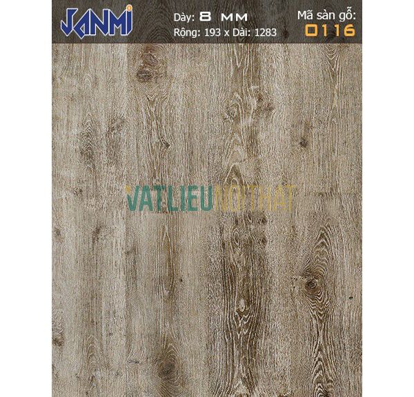Sàn gỗ JANMI O116 8mm