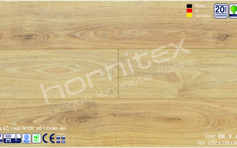 Sàn gỗ Hornitex 8 mm 456-8
