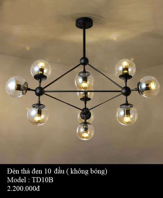 Đèn Thả Chùm Sắt Nghệ Thuật -HT-001