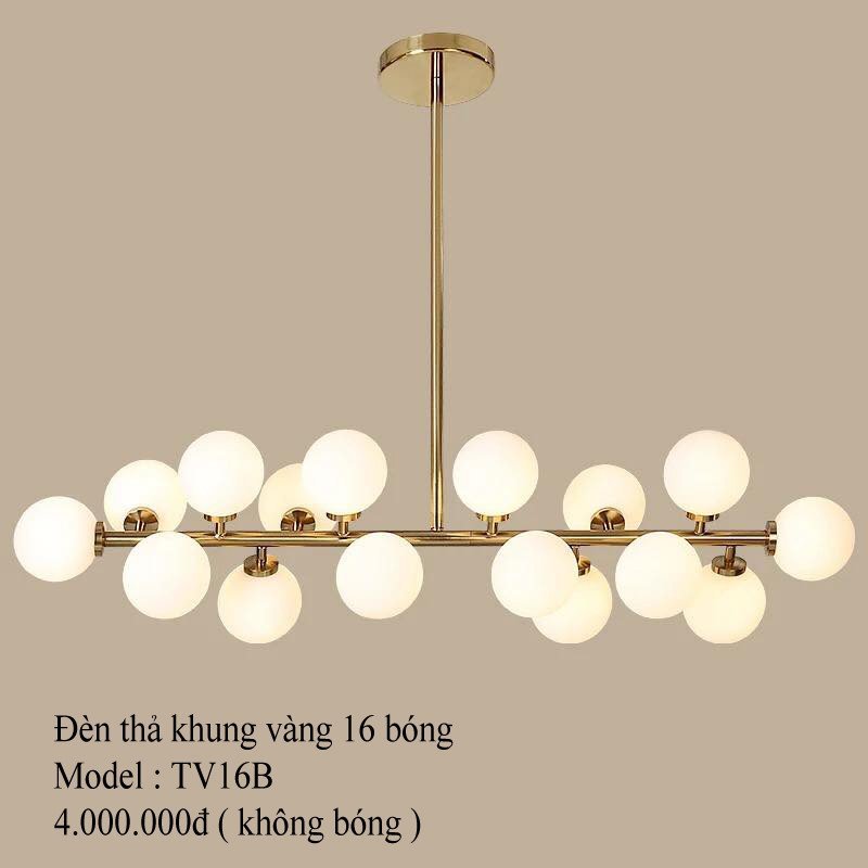 Đèn Thả Chùm Sắt Nghệ Thuật -HT-006