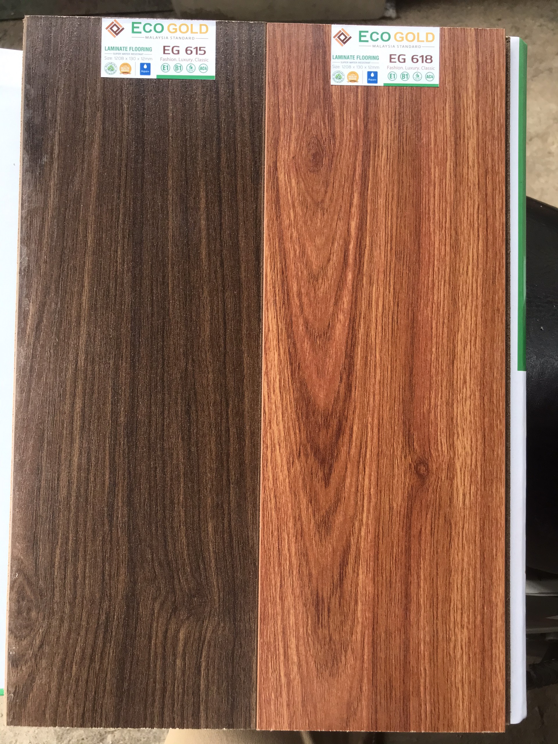 Sàn gỗ ECOGOLD 12mm EG 615-618
