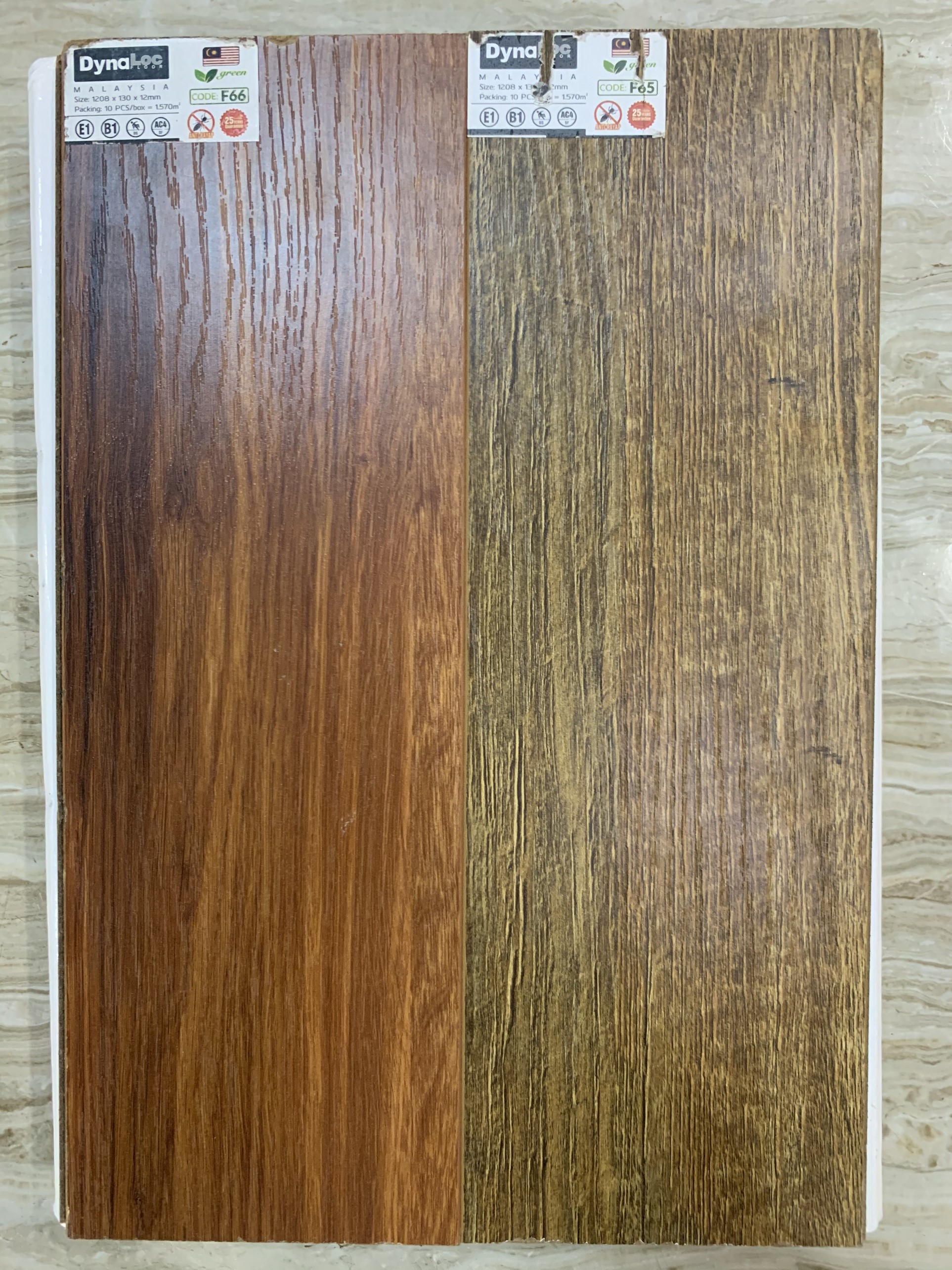 Sàn gỗ DYNALOC 12mm F66-F65