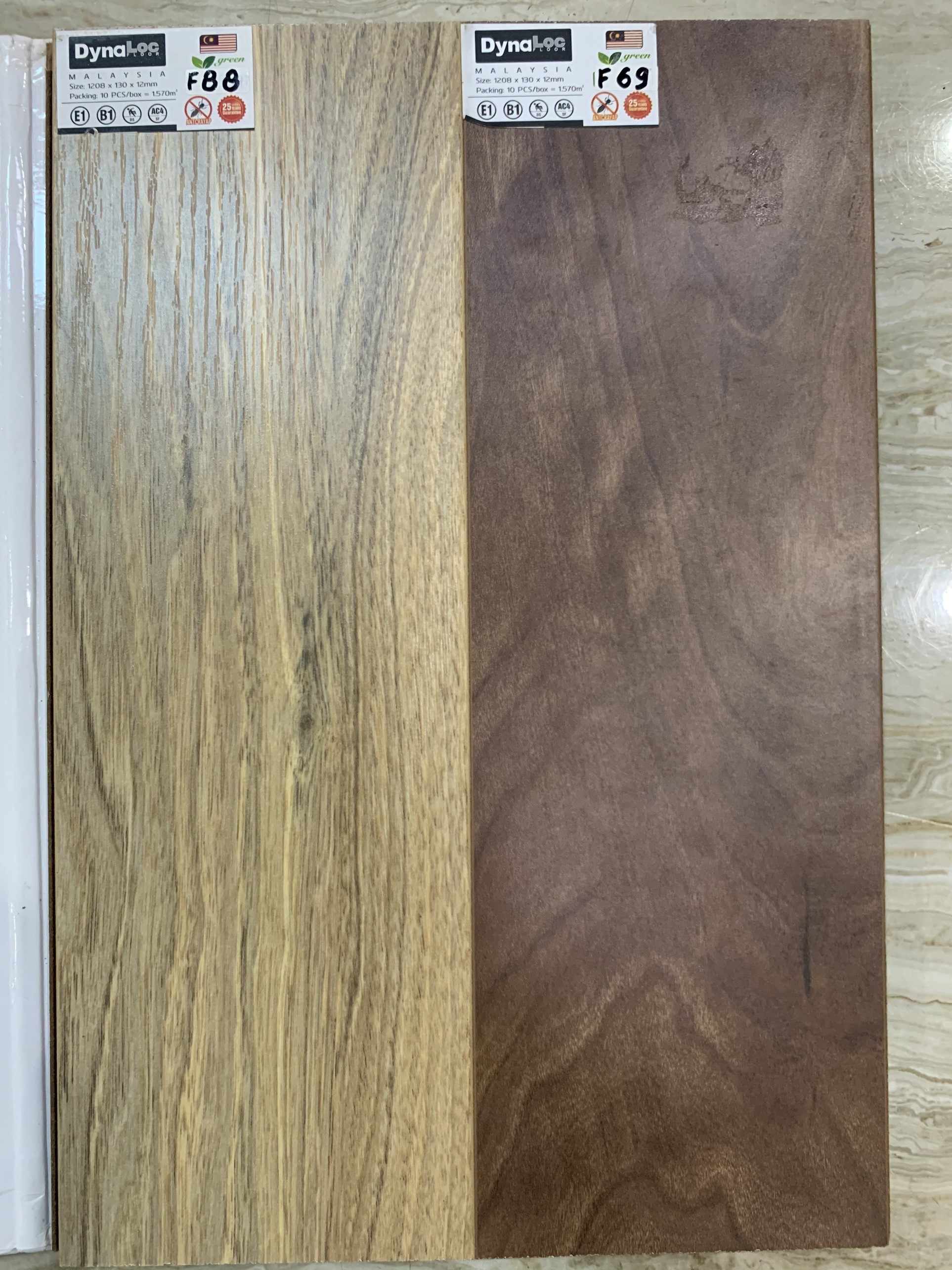 Sàn gỗ DYNALOC 12mm  F88-F69