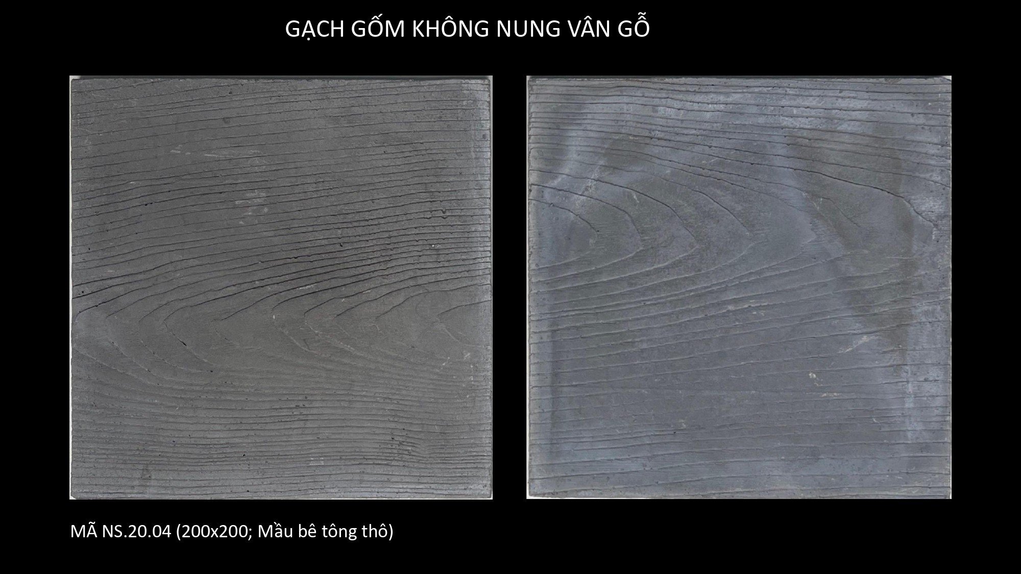 GẠCH GỐM KHÔNG NUNG VÂN GỖ 20.04