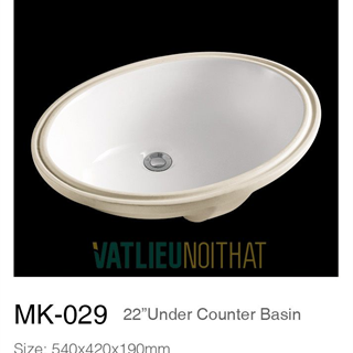 Chậu rửa lavabo âm bàn MK029