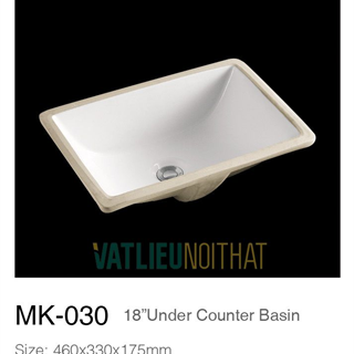Chậu rửa lavabo âm bàn MK030
