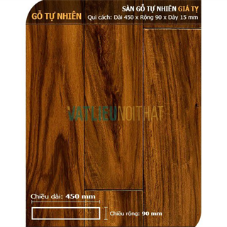Sàn gỗ Tếch 450 mm