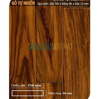 Sàn gỗ Tếch 750 mm