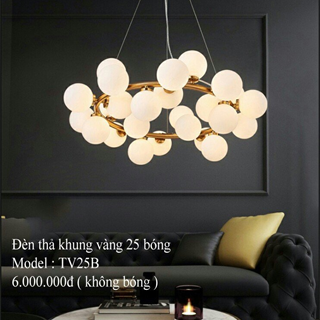 Đèn Thả Chùm Sắt Nghệ Thuật -HT-005