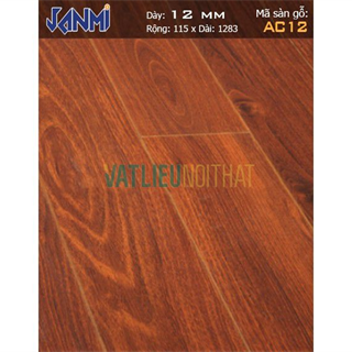 Sàn gỗ JANMI AC12 - 12mm