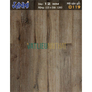 Sàn gỗ JANMI O119 - 12mm