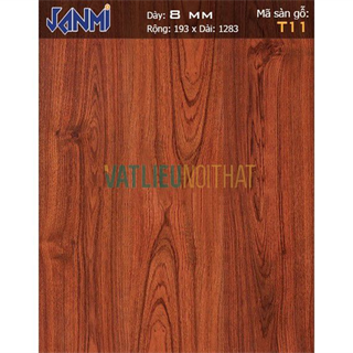 Sàn gỗ JANMI T11  8mm