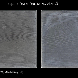 GẠCH GỐM KHÔNG NUNG VÂN GỖ 20.04